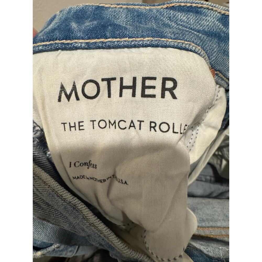 Brand New Mother the tomcat roller Jeans in I confess 28” - Picture 6 of 11
